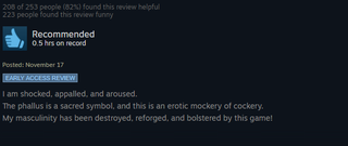 Illustration for article titled Genital Jousting, As Told By Steam Reviews
